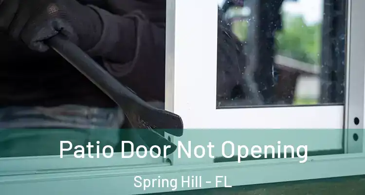  Patio Door Not Opening Spring Hill - FL